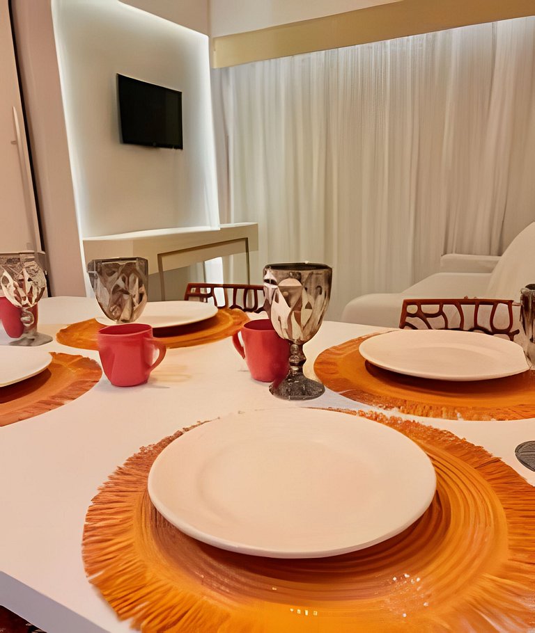 Apartamento em Beach Class Praia de Iracema Por CasAmarInn