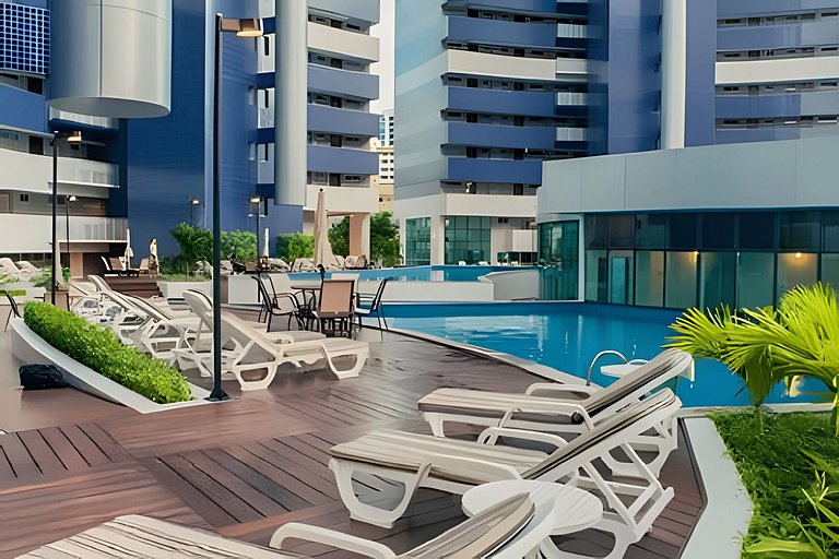 Beachfront Apartment Beach Class | Praia de Iracema, Fortale