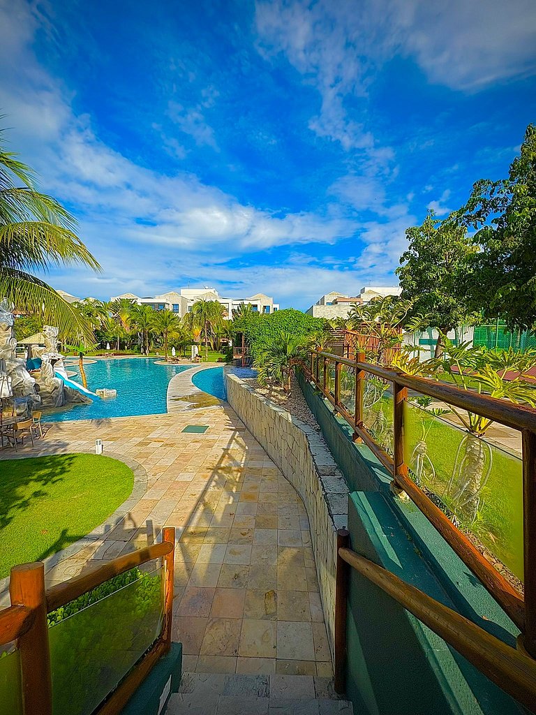 Apto Pé na Areia Wai Wai Resort | Praia do Cumbuco, Ceará