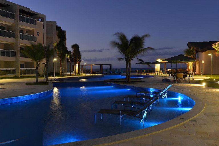 Aconchegante Apartamento com Vista Mar em Aquiraz Riviera -
