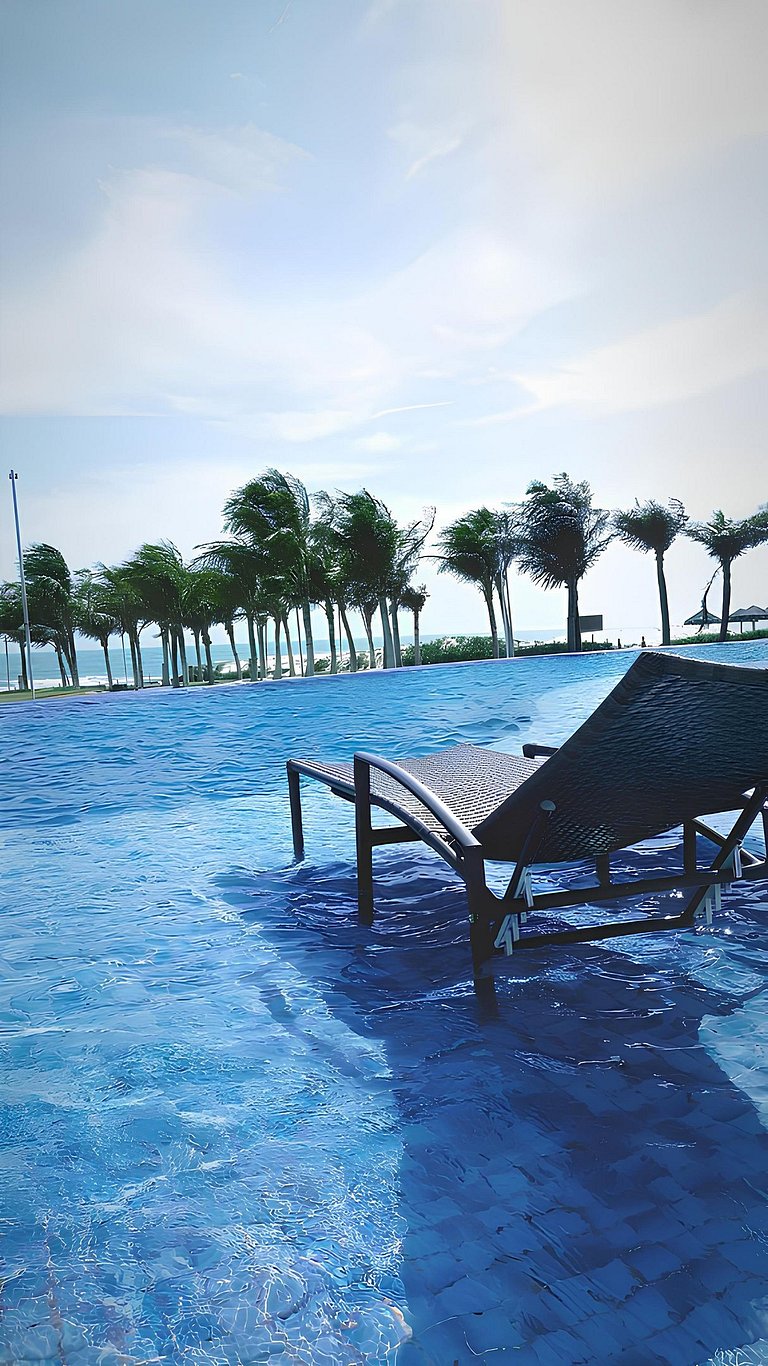 Aconchegante Apartamento com Vista Mar em Aquiraz Riviera -