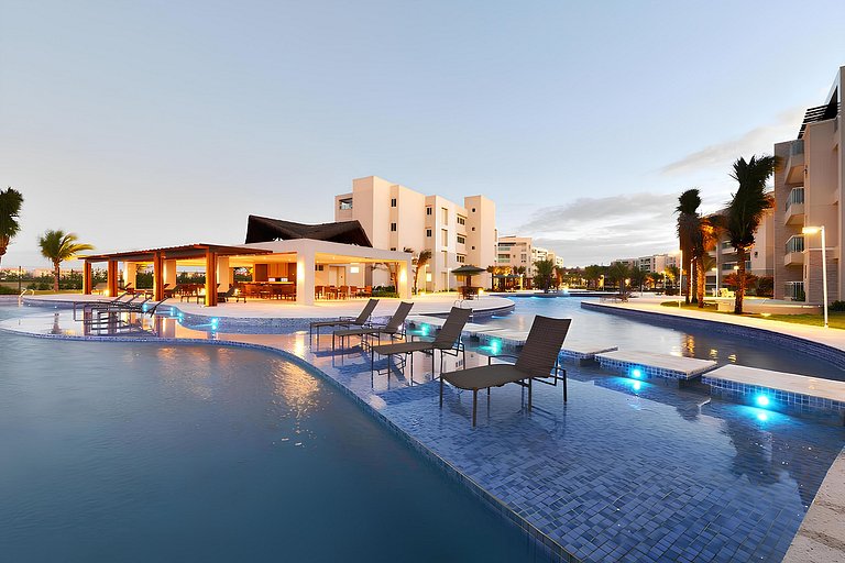 Aconchegante Apartamento com Vista Mar em Aquiraz Riviera -
