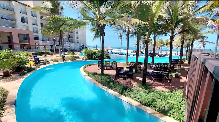 Vista Mar Particular em Resort Beach Park