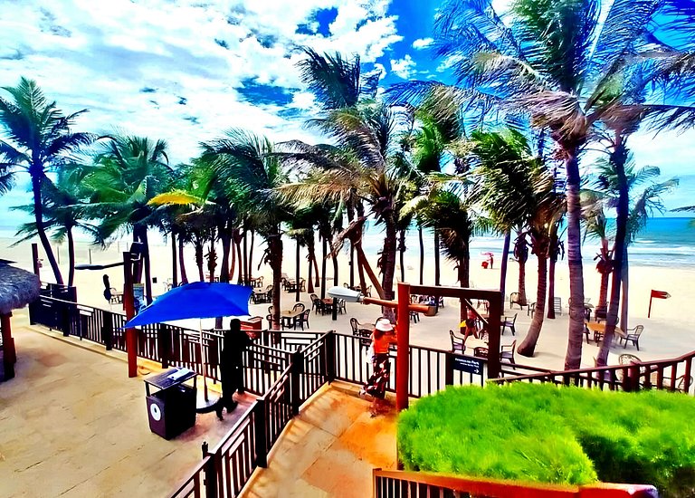 Flat à Beira do Mar e pé na areia em Beach Park