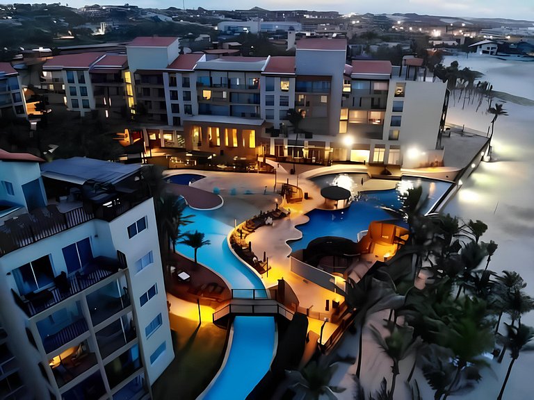 Flat à Beira do Mar e pé na areia em Beach Park