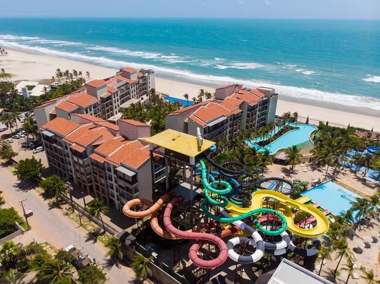 Acqua Beach Park Resort | Pé na Areia em Porto das Dunas