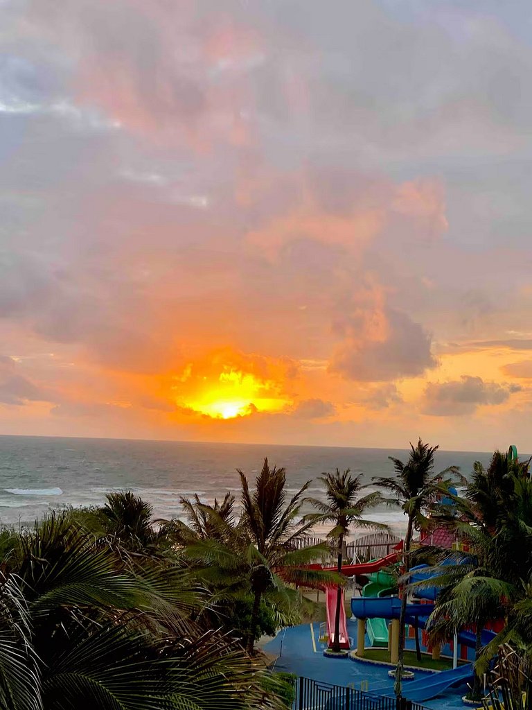 Flat à Beira do Mar e pé na areia em Beach Park