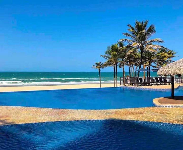 Vista Mar Particular em Resort Beach Park