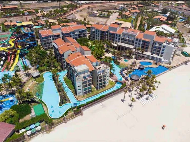 Acqua Beach Park Resort | Pé na Areia em Porto das Dunas