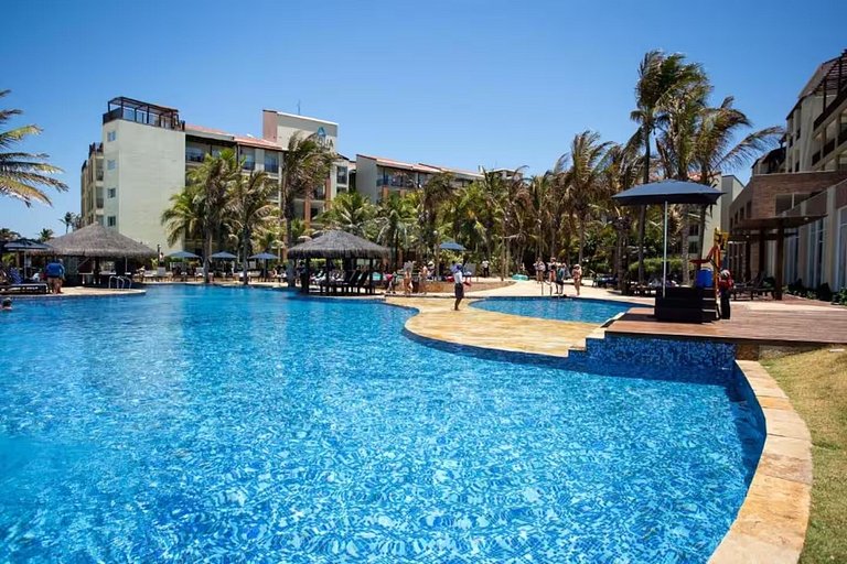 Acqua Beach Park Resort | Pé na Areia em Porto das Dunas