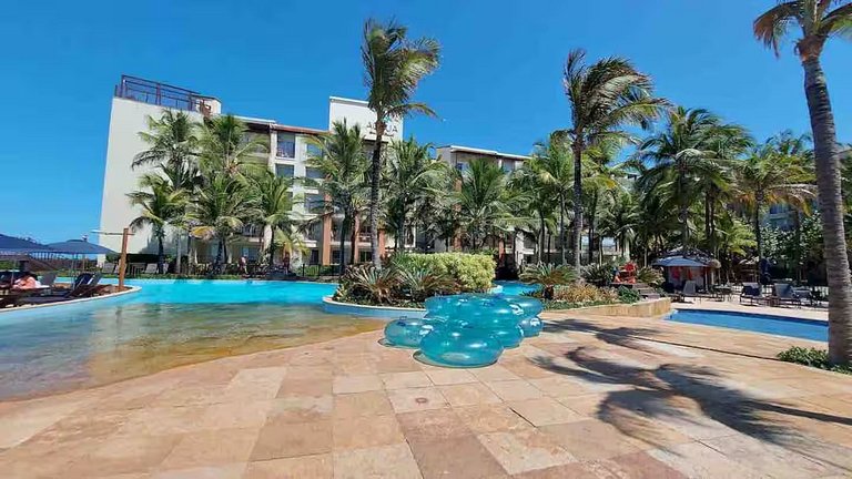 Flat à Beira do Mar e pé na areia em Beach Park