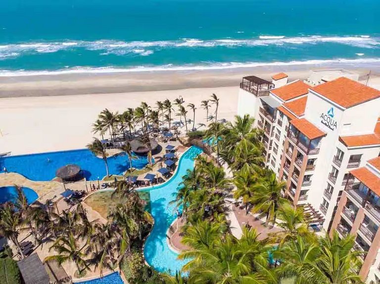Acqua Beach Park Resort | Pé na Areia em Porto das Dunas