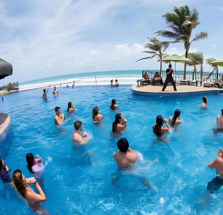 Vista Mar Particular em Resort Beach Park