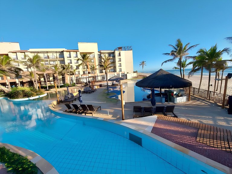 Flat à Beira do Mar e pé na areia em Beach Park