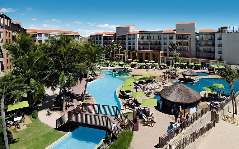 Acqua Beach Park Resort | Pé na Areia em Porto das Dunas