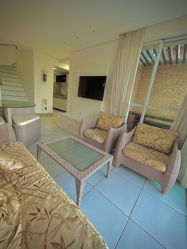 Cobertura Duplex Condomínio Palm Beach | Porto das Dunas, Aq