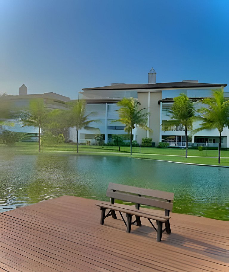Cobertura com Jacuzzi no GolfVille Por Casamarinn