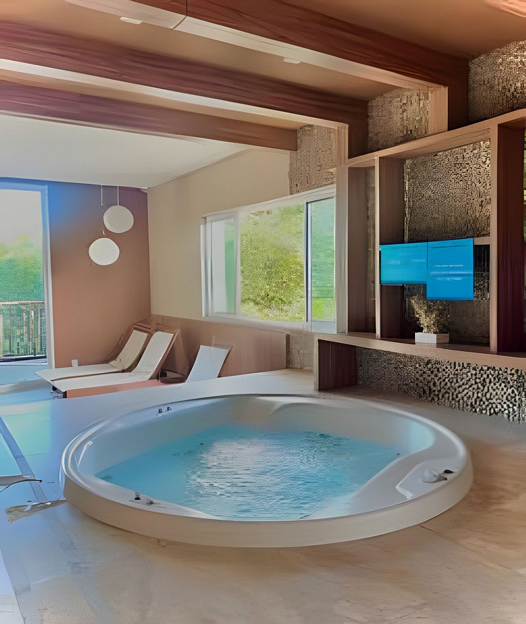 Cobertura com Jacuzzi no GolfVille Por Casamarinn