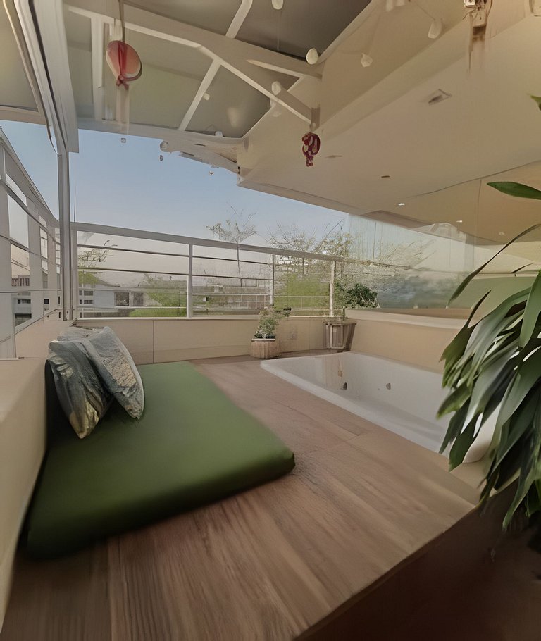 Cobertura com Jacuzzi no GolfVille Por Casamarinn
