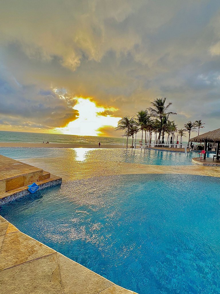 Vista Mar Particular em Resort Beach Park