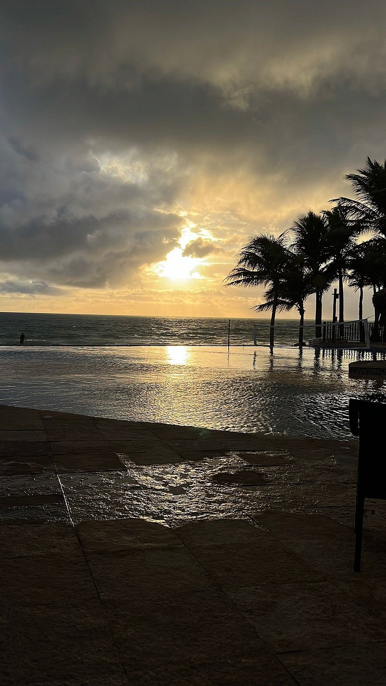 Flat à Beira do Mar e pé na areia em Beach Park