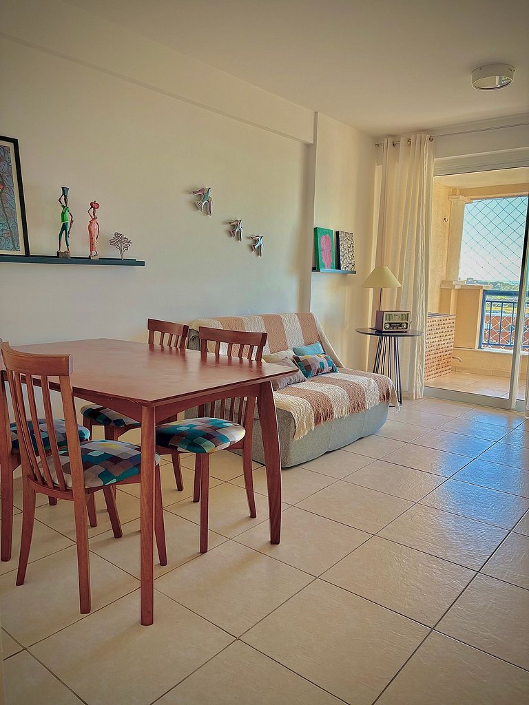 Apto Vista Mar 7º Andar Beach Village 706S | Praia do Futuro