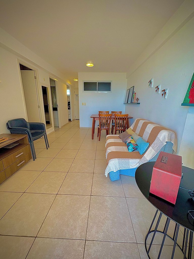 Apto Vista Mar 7º Andar Beach Village 706S | Praia do Futuro
