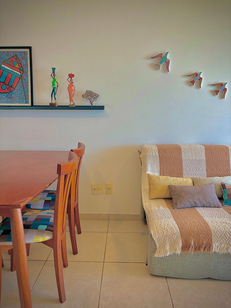 Apto Vista Mar 7º Andar Beach Village 706S | Praia do Futuro