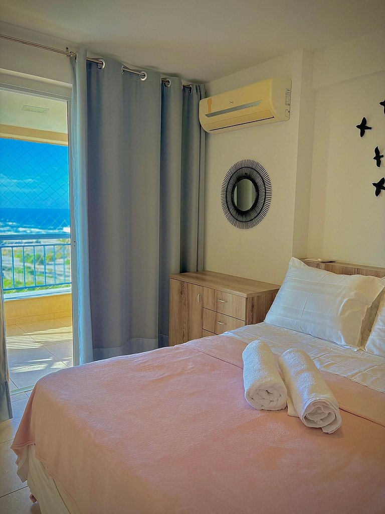 Sea View Apt 7th Floor Beach Village 706S | Praia do Futuro