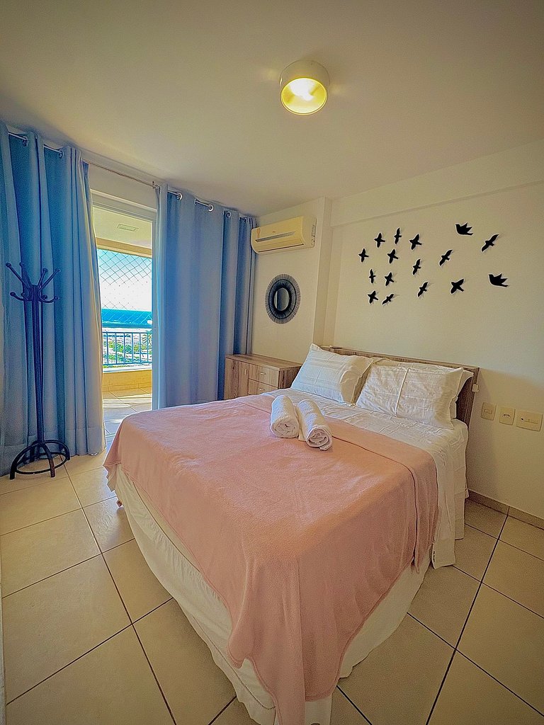 Apto Vista Mar 7º Andar Beach Village 706S | Praia do Futuro