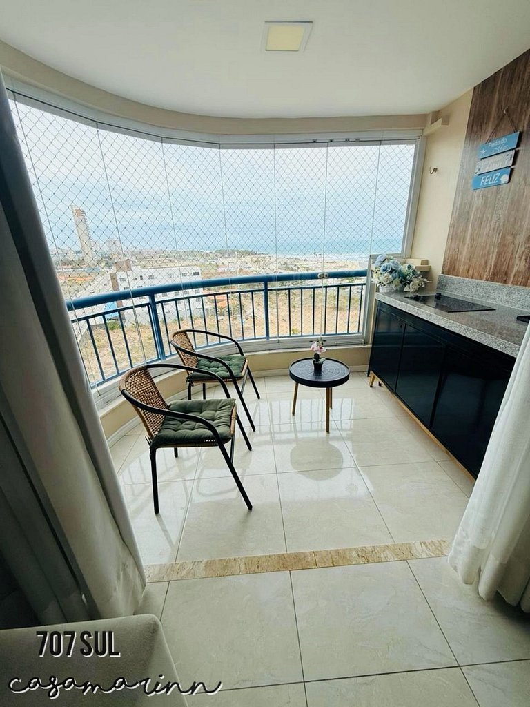 South-Facing Sea View Beach Village 707S | Praia do Futuro