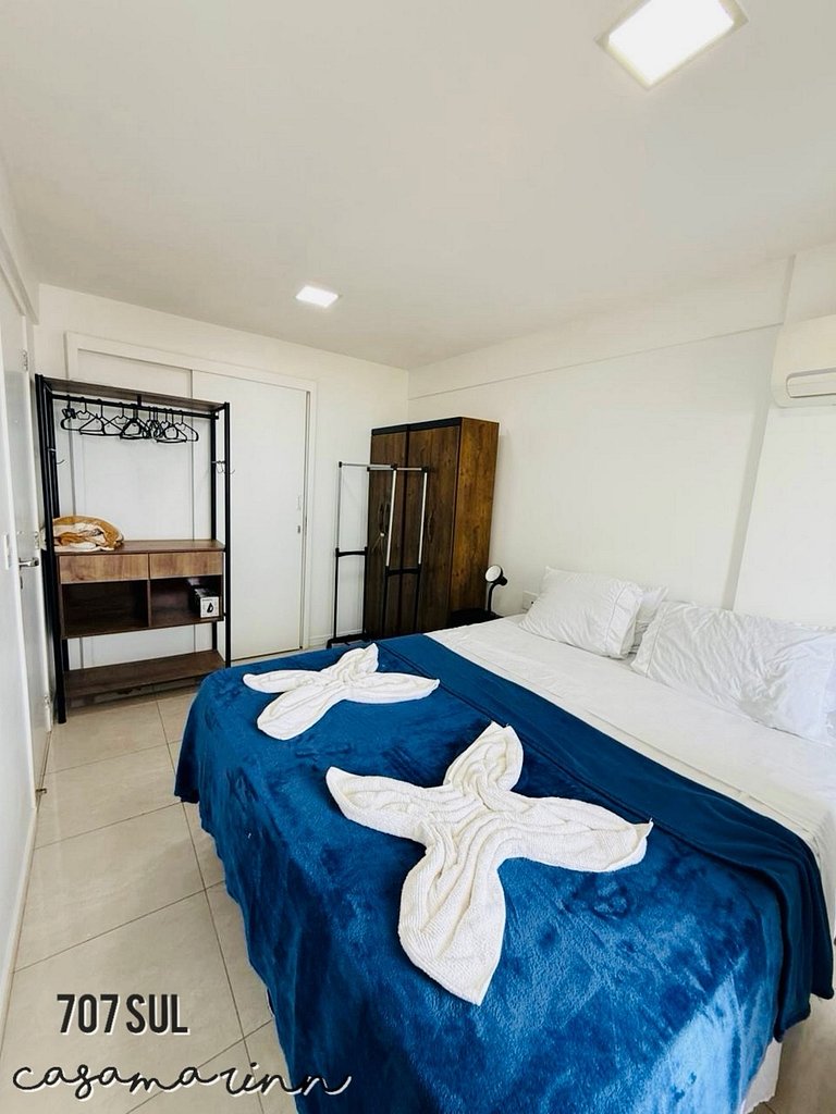 South-Facing Sea View Beach Village 707S | Praia do Futuro
