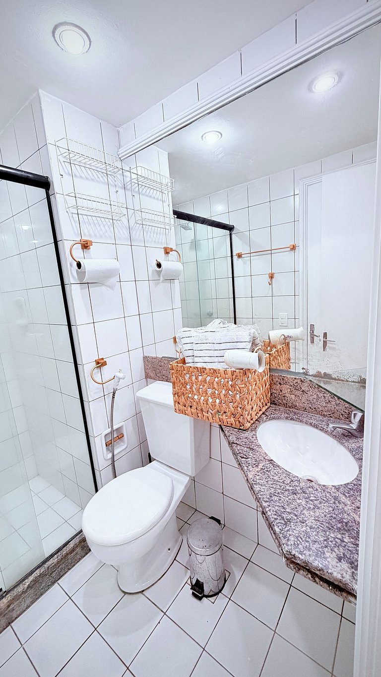 Flat Beira-Mar Villa Costeira 202 | Meireles, Fortaleza