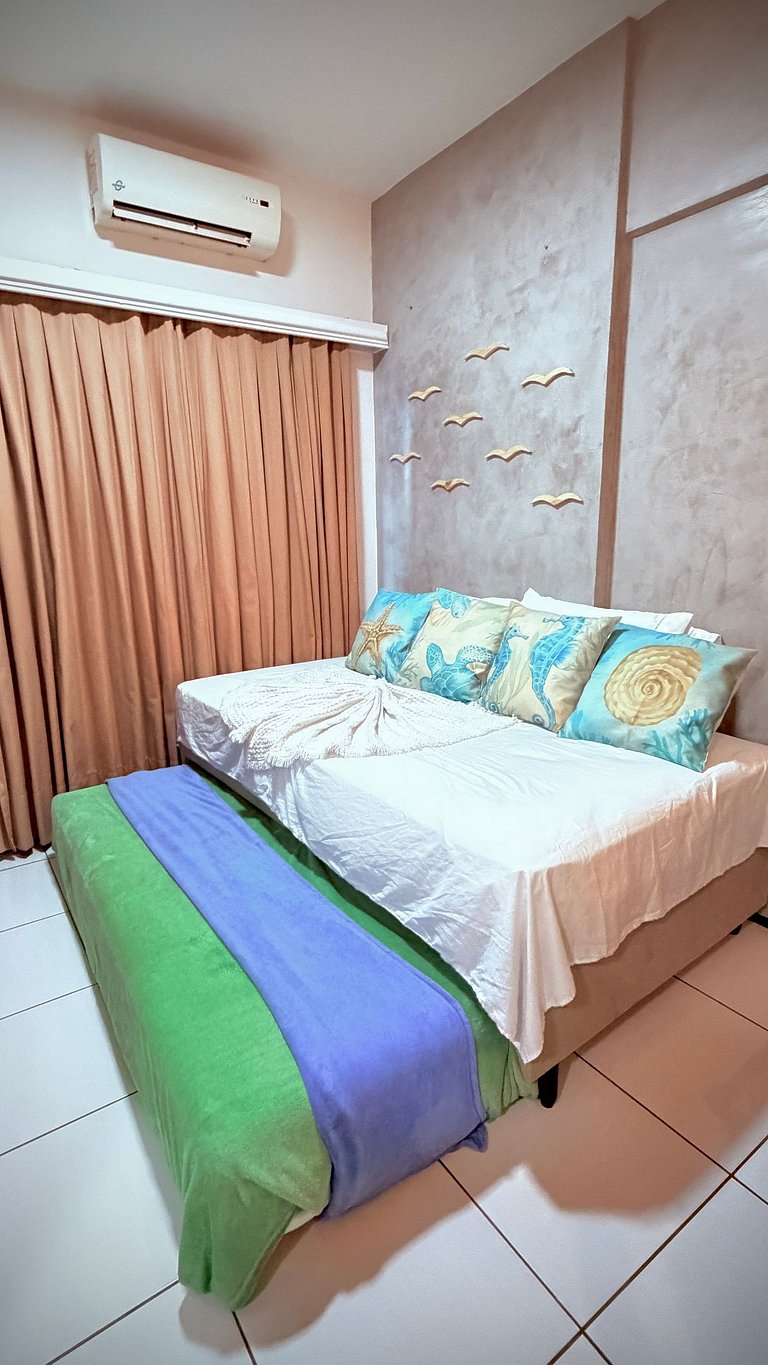 Flat Beira-Mar Villa Costeira 202 | Meireles, Fortaleza
