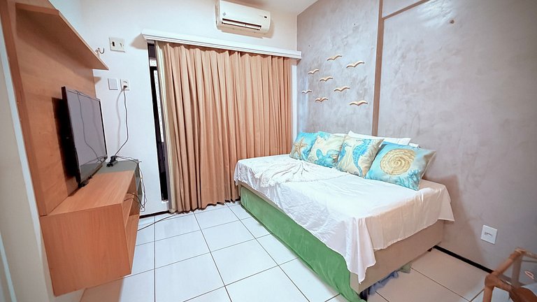 Flat Beira-Mar Villa Costeira 202 | Meireles, Fortaleza