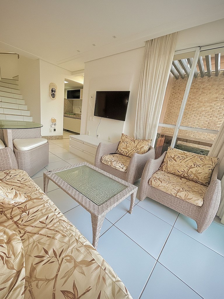 Cobertura Duplex Condomínio Palm Beach | Porto das Dunas, Aq